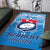 Samoa Rugby Toa Samoa Blue Style Area Rug - LT2 BLUE - Polynesian Pride