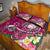 Fiji Quilt Bed Set - Turtle Plumeria (Pink) - Polynesian Pride