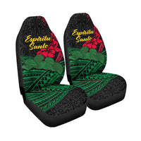 Vanuatu Espiritu Santo Car Seat Covers - Kava With Hibiscus - LT12 - Polynesian Pride
