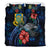 Tuvalu Polynesian Bedding Set - Blue Turtle Hibiscus - Polynesian Pride