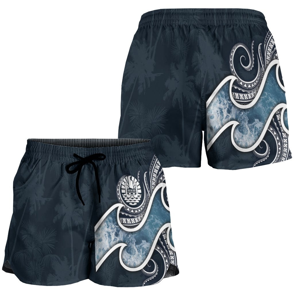 Tahiti Polynesian Women's Shorts - Ocean Style - Polynesian Pride