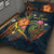 Niue Polynesian Personalised Quilt Bed Set - Legend of Niue (Blue) - Polynesian Pride