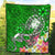 Fiji Premium Quilt - Turtle Plumeria (Green) - Polynesian Pride