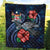 Fiji Polynesian Premium Quilt - Blue Turtle Hibiscus - Polynesian Pride