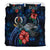 Vanuatu Polynesian Bedding Set - Blue Turtle Hibiscus - Polynesian Pride