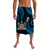 Fiji Lavalava Coat Of Arms Polynesian Mix Blue Coconut Pattern LT13 Blue - Polynesian Pride