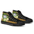 Marshall Islands High Top Shoes - Polynesian Gold Patterns Collection - Polynesian Pride