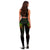 Samoa Polynesian Women's Legging - Reggae Turtle Hibiscus Flower Frame Vintage - Polynesian Pride