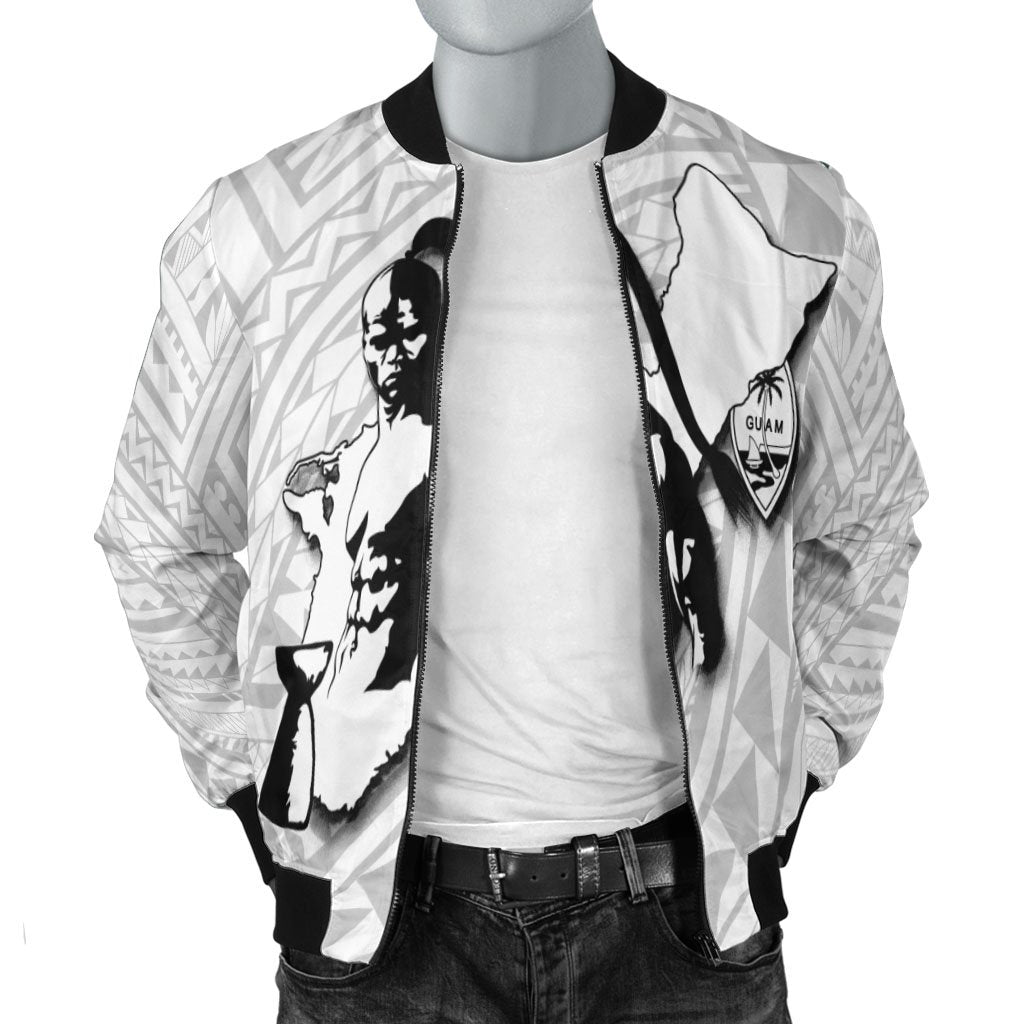 Guam Men's Bomber Jacket - Chamorro Heritage - Polynesian Pride