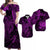 Custom Papua New Guinea Matching Dress and Hawaiian Shirt Raggiana Birds Of Paradise Purple LT13 Purple - Polynesian Pride