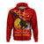 American Samoa Zip up Hoodie Nuuuli Manulele Tausala Eagle LT12 - Polynesian Pride