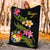 Tonga Polynesian Blanket - Plumeria Tribal - Polynesian Pride