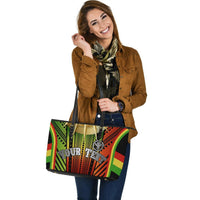 Hawaii Polynesian Custom Personalised Leather Tote Bag - Tribal Ornamental - Polynesian Pride