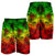 Polynesian Men's Shorts - Reggae Hibiscus Patterns - Polynesian Pride