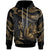 Tonga Polynesian Custom Hoodie Polynesian Tattoo Gold Version Unisex Gold - Polynesian Pride