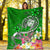 Fiji Premium Blanket - Turtle Plumeria (Green) - Polynesian Pride