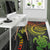 Polynesian Custom Personalised Area Rugs - Reggae Turtle - Polynesian Pride