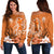 FSM Women's Off Shoulder Sweater - FSM Spirit - Polynesian Pride