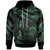 Tuvalu Polynesian Custom Hoodie Polynesian Tattoo Green Version Unisex Green - Polynesian Pride