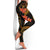 Niue Polynesian Women Legging - Gold Plumeria - Polynesian Pride