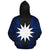 Nauru Polynesian Custom Hoodie Blue Tattoo - Polynesian Pride