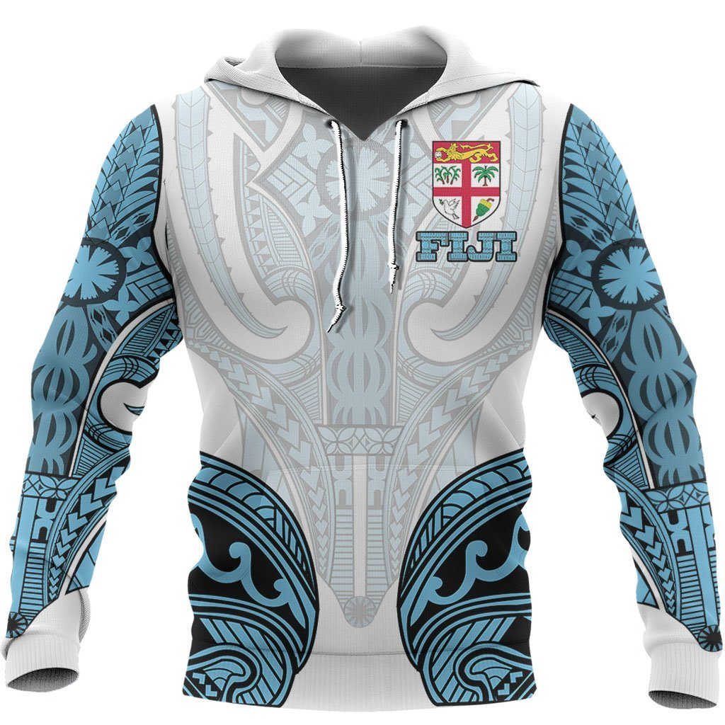 Fiji Active Special Hoodie Fiji Flag Polysenian Tattoo Unisex Flag - Polynesian Pride