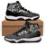 Hawaii Fish Hook Sneaker J.11 Hawaii Style No.5 LT6 Black - Polynesian Pride