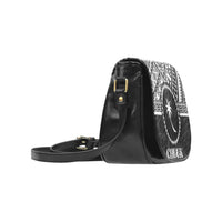 Chuuk States Classic Saddle Bag - Black White Version - Polynesian Pride