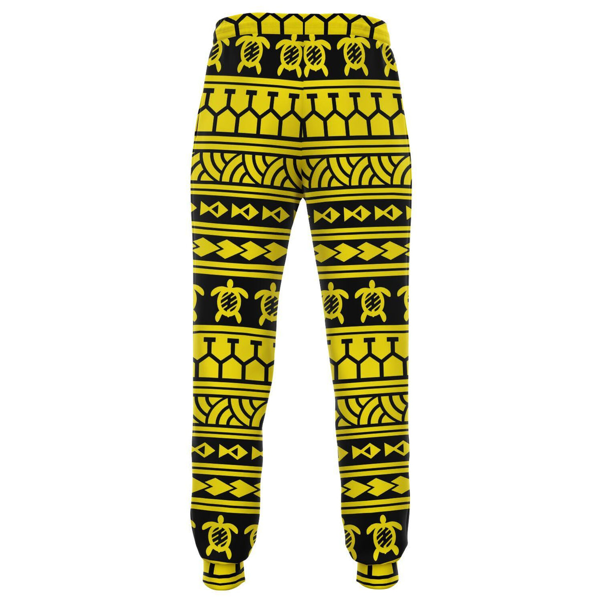 Polynesian Tattoo Tribal Yellow Joggers - Polynesian Pride
