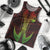 Guam Custom Personalised Polynesian Men's Tank Top - Fish Hook Ver2 Red - Polynesian Pride