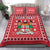(Custom Personalised) Fiji Bedding Set Pattern - Fijian Tapa Pattern Red LT13 Red - Polynesian Pride