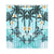 Cook Islands Window Curtain - Blue Turtle Hibiscus One Size cook Window Curtain 52"x108"(Two Piece) Blue - Polynesian Pride