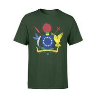 Cook Islands T Shirt Polynesian Coat of Arm - Polynesian Pride