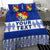 (Custom Personalised) Tonga Bedding Set Tongan Pattern Blue LT13 - Polynesian Pride