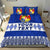 (Custom Personalised) Tonga Bedding Set Tongan Pattern Blue LT13 - Polynesian Pride