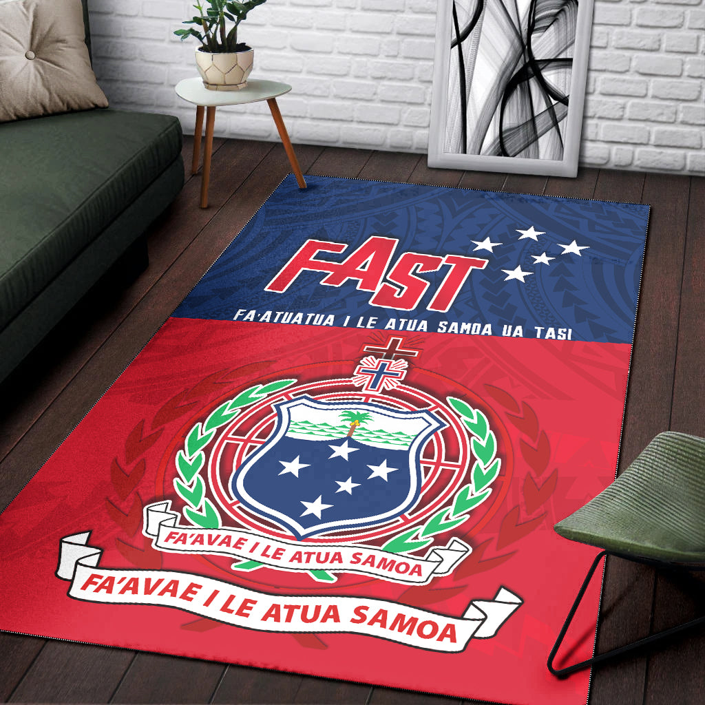 F.A.S.T Samoa Area Rug Polynesian Enthusiasm LT13 - Polynesian Pride
