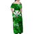 Custom Polynesian Matching Hawaiian Outfits For Couples Hawaiian Map with Kanaka Green Flowers LT13 - Polynesian Pride