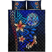 Tonga Quilt Bed Set - Vintage Tribal Mountain - Polynesian Pride
