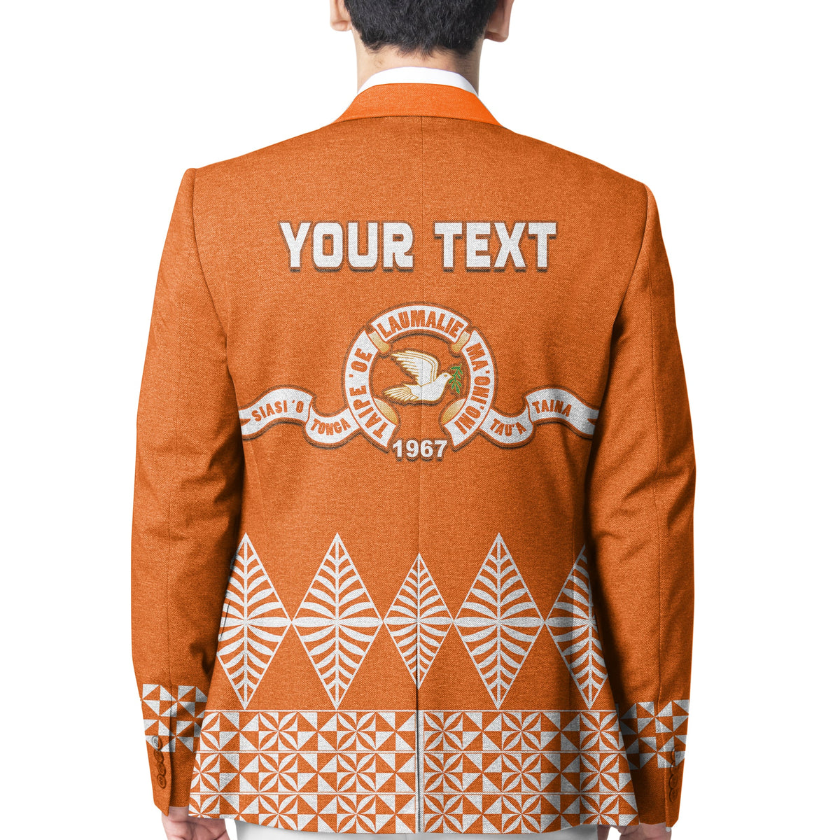 (Custom Personalised) Tailulu College Tonga Blazer Ngatu LT13 - Polynesian Pride