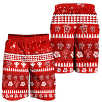 Mele Kalikimaka Men Short (No) Santa Claus Hawaii Christmas LT13 - Polynesian Pride