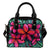 Plumeria Shoulder Handbag 05 One Size Black - Polynesian Pride