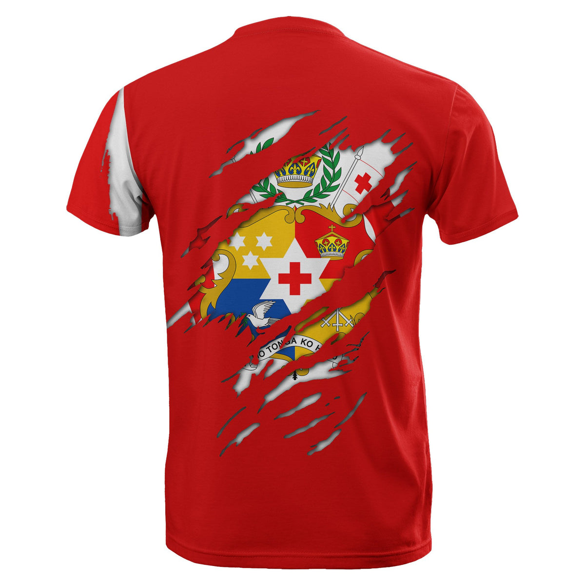 Tonga T Shirt Tonga Coat of Arms - Polynesian Pride