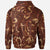 Polynesian Hoodie Tribal Fabric Patchwork Style - Polynesian Pride