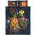 Wallis and Futuna Polynesian Quilt Bed Set - Legend of Wallis and Futuna (Blue) - Polynesian Pride