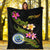 Federated States Of Micronesia Blanket - Plumeria Tribal - Polynesian Pride