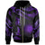 Marshall Islands Polynesian Custom Zip Hoodie Polynesian Tattoo Purple Version Unisex Purple - Polynesian Pride