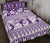 Hawaii Quilt Bed Set Pattern Version Unique Purple LT13 - Polynesian Pride