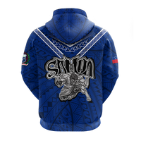 Samoa Hoodie Samoan Warrior Pride LT12 - Polynesian Pride