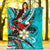 Federated States of Micronesia Premium Blanket - Tribal Flower With Special Turtles Blue Color - Polynesian Pride