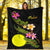 Palau Polynesian Blanket - Plumeria Tribal - Polynesian Pride